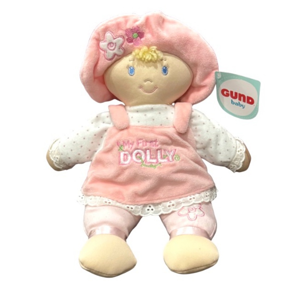 Gund Baby Pink My First Dolly 12" 💜 BOGO